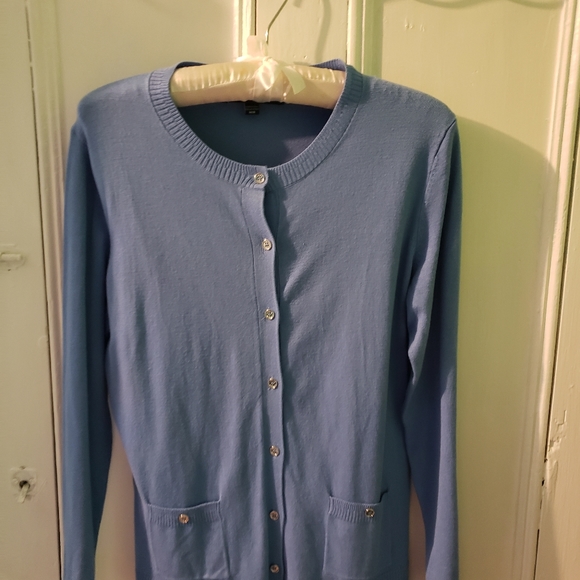 NWOT Tommy Hilfiger crew cardigan - Picture 2 of 4